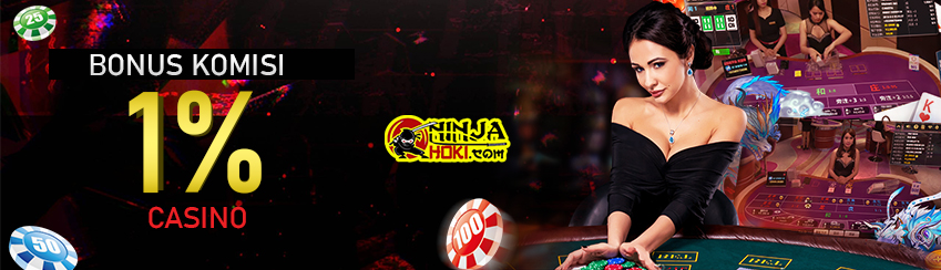 Bonus 1% Komisi Rebate Casino Online